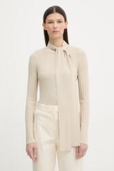 rag & bone hosszúujjú női viszkózzal Giana - bézs S