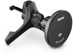 Hama Qi2-Magnetic vezeték nélküli autós töltő 15W - fekete (00201736) (00201736)