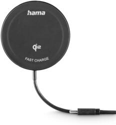 Hama Qi2-Magnet vezeték nélküli töltő 15W - fekete (00201725) (00201725)