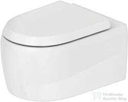 Duravit QATEGO perem nélküli fali WC ülőke nélkül, HygieneGlaze felülettel, fényes fehér 2583092000 (2583092000)