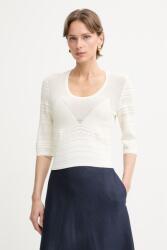 TWINSET pulóver női viszkózzal - bézs M - answear - 37 990 Ft