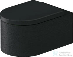 Duravit VITRIUM fali WC ülőke nélkül, fényes fehér/matt sötétszürke 250609FE00 (250609FE00)