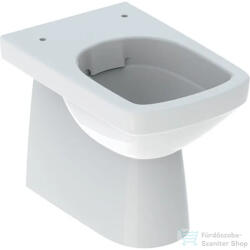 Geberit SELNOVA SQUARE perem nélküli, vario kifolyású, falhoz illeszkedő mélyöblítéses wc, fehér 501.564. 01.7 (501564017)