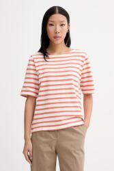 Marc O'Polo női pamut t-shirt - narancssárga S