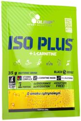 Olimp Sport Nutrition Iso Plus Isotonic cu L-carnitină pulbere, Lămâie - 35 g