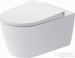 Duravit BENTO STARCK BOX perem nélküli fali WC ülőke nélkül, HygieneFlush öblítéssel, matt fehér 259309ACA0 (259309ACA0)