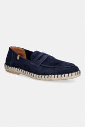 Verbenas espadrilles férfi velúr TRACK SERRAJE - sötétkék Férfi 41