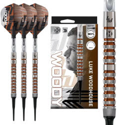 Harrows Dart szett soft Harrows Luke Woodhouse Series 3, 18g, 90% gravírozott