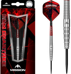 Mission Darts dart szett steel Mission Cam Crabtree Natural 95% 21g gravírozott
