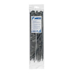 Somogyi Elektronic Kft SOMOGYI Home CT 300/4, 8/B kábelkötegelő, 4, 8 mm széles, 300 mm hosszú, 25 db, fekete (CT 300/4,8/B)