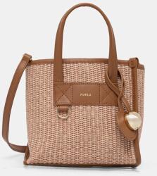 Furla női fonott keresztpántos táska Divide It Mini Tote - bézs Univerzális méret