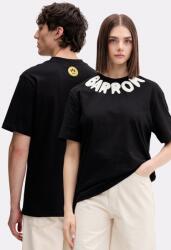 Barrow t-shirt pamutból - fekete M - answear - 22 990 Ft