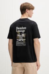 Marc O'Polo férfi pamut t-shirt - fekete M