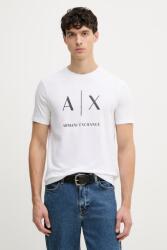 Giorgio Armani t-shirt férfi pamut - fehér XL - answear - 16 990 Ft