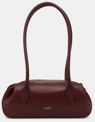 Yuzefi baguette táska női bőr OYSTER SHOULDER BAG MINI - burgundia Univerzális méret