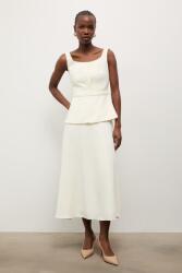ANSWEAR peplum ruha - bézs S