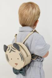 Donsje gyerek bőr hátizsák Tendo Backpack Festive White Tiger - bézs Univerzális méret