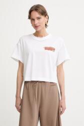 MM by Max Mara póló női pamut FUNALE - fehér L