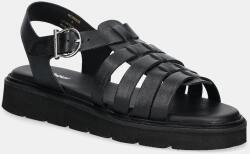 Barbour bőr szandál Otterburn - fekete Női 41