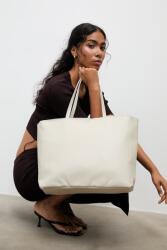 ANSWEAR shopper női bőr - bézs Univerzális méret - answear - 17 990 Ft
