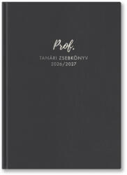  Toptimer Tanári Zsebkönyv A/5 2026-2027 Műbőr Antracit (P100C301)