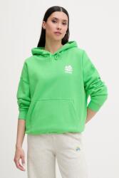 Rip Curl kapucnis melegítőfelső női pamuttal SURF PUFF HERITAGE - zöld S