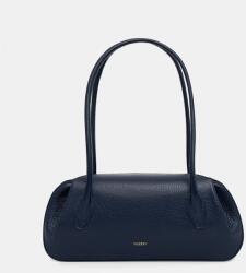 Yuzefi baguette táska női bőr OYSTER SHOULDER BAG - sötétkék Univerzális méret