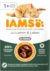 Iams Nedvestáp felnőtt macskáknak - Bárány és máj zselében - 85 g