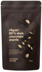 Vilgain Bucăți de ciocolată -⁠ ciocolată de înaltă calitate "bean to bar ", cu un conținut ridicat de cacao, fără lecitină de soia, agenți de gelificare sau arome - vilgain - 84,99 RON