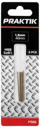 Praktik Csigafúró co 1.5X40mm p986 / 5db (62414P986)