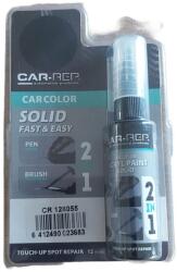 Car-Rep vopsea pentru lac, stilou de retușare și pensulă 12 ml Touch-up Spot Repair Culoare neagră mată 128055