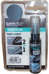 Car-Rep vopsea pentru lac, stilou de retușare și pensulă 12 ml Touch-up Spot Repair Culoare neagră metalică