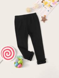 Shein Fekete Sima Fodros Klasszikus Illeszkedő Leggings Shein 80