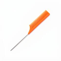BIFULL Pieptene cu codita metalica - dinti desi - PORTOCALIU (BFPEI45184-P)