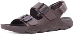 Jeep Sandale barbati din piele naturala, JEEP, DAYTONA SANDAL JM61121A 030 DK. BROWN, maro inchis