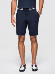 Ombre Clothing Мъжки структурирани вискозни шорти REGULAR - тъмно синьо V2 OM-SRCS-0203 Ombre Clothing Ombre Clothing | Sin | МЪЖЕ | S