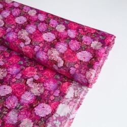  Viszkóz RAYON POPLIN Flower sea design A