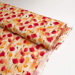  Viszkóz RAYON POPLIN Poppys design C