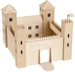 Pebaro Set de constructie din lemn „Castelul cavalerilor debitat cu laser Pebaro (PEB-887)