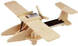 Pebaro Set de constructie din lemn cu propulsie solara "Avion" debitat cu laser Pebaro (PEB-830/4)