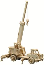 Pebaro Set de constructie din lemn „Camion macara debitat cu laser Pebaro (PEB-863/4)