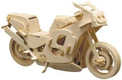 Pebaro Set de constructie din lemn „Motocicleta de curse debitat cu laser Pebaro (PEB-865/8)