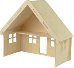 Pebaro Set de constructie din lemn - casa de papusi mica, debitat cu laser Pebaro (PEB- 880/1)