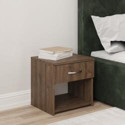 haaus Noptiera Remi, 1 Sertar, Stejar Bronz, 40 x 35 x 40 cm (928995)
