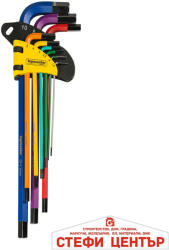 Topmaster Professional Шестограми цветни 1.5-10mm к-т 9бр дълги CR-V TMP (390172) - steficenter