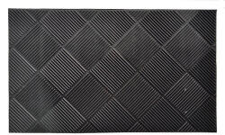 MAT Group cauciuc mat 45x75cm DIAMANTE, NEGRU Pres