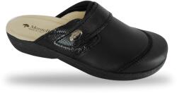 DrMonteBosco Shoes Monte Bosco női kímélő elasztikus klumpa -1468 fekete gyógypapucs