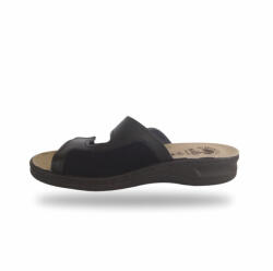 DrMonteBosco Shoes Monte Bosco női kímélő bütyökvédő papucs - 481 fekete gyógypapucs