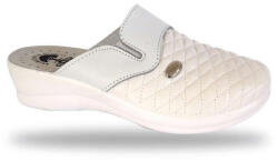 DrMonteBosco Shoes Monte Bosco női kényelmi klumpa - 6204 Fehér gyógypapucs