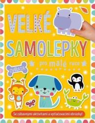 Svojtka & Co Autocolante mari pentru mâini mici - Animale Carte de colorat